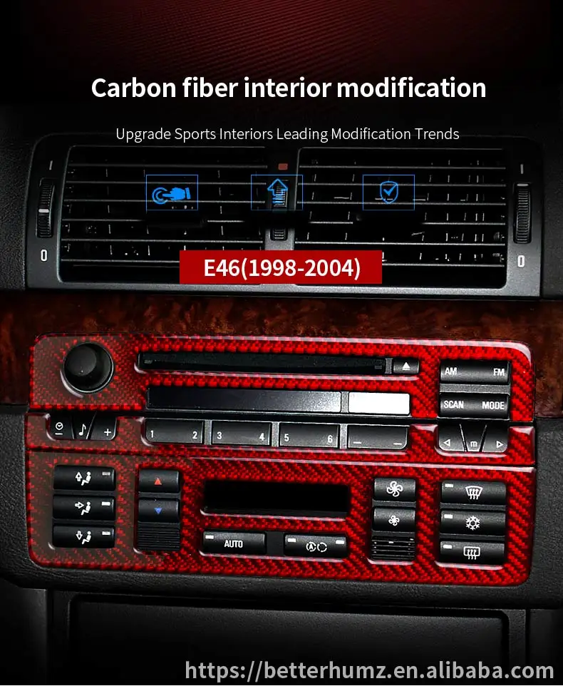 Car Interior Carbon Fiber Stickers Air Outlet Cd Conditioning Headlights Eyebrows Covers Decor For Bmw 1998-2004 - Buy Wholesale Car Accessory,Car Accessory Interior,New Car Accessory Product on Alibaba.com