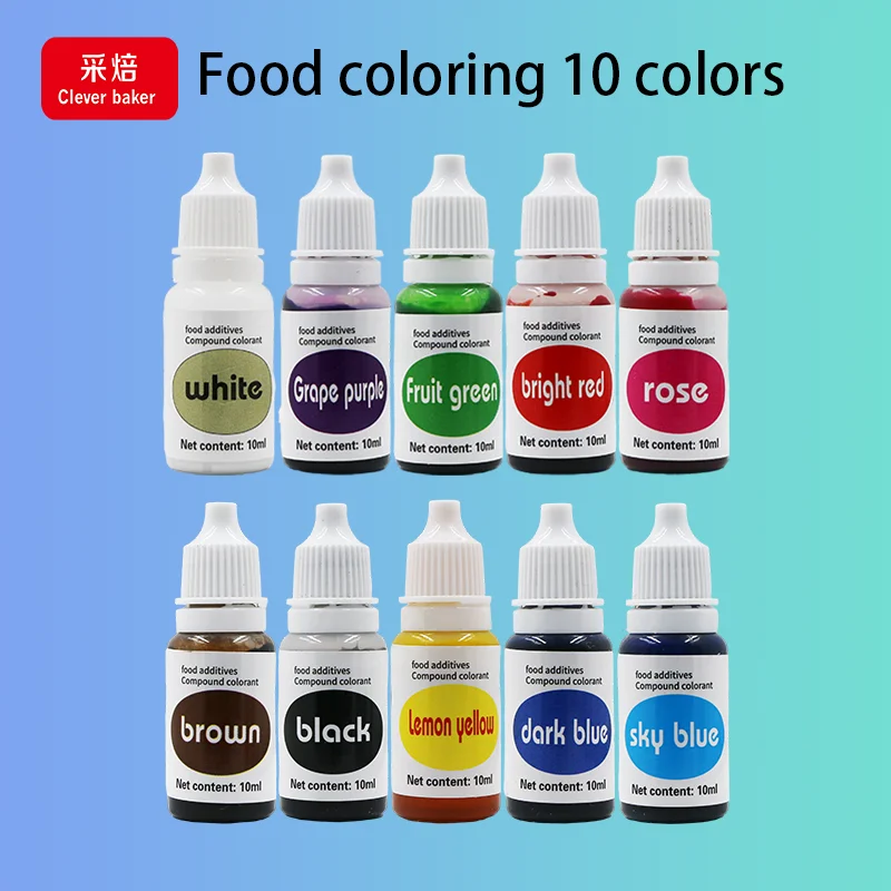 Edible Coloring Fruit Green Halal Food Colour Liquid Hot Sale Food Dye For Cake Coloring Edible ...