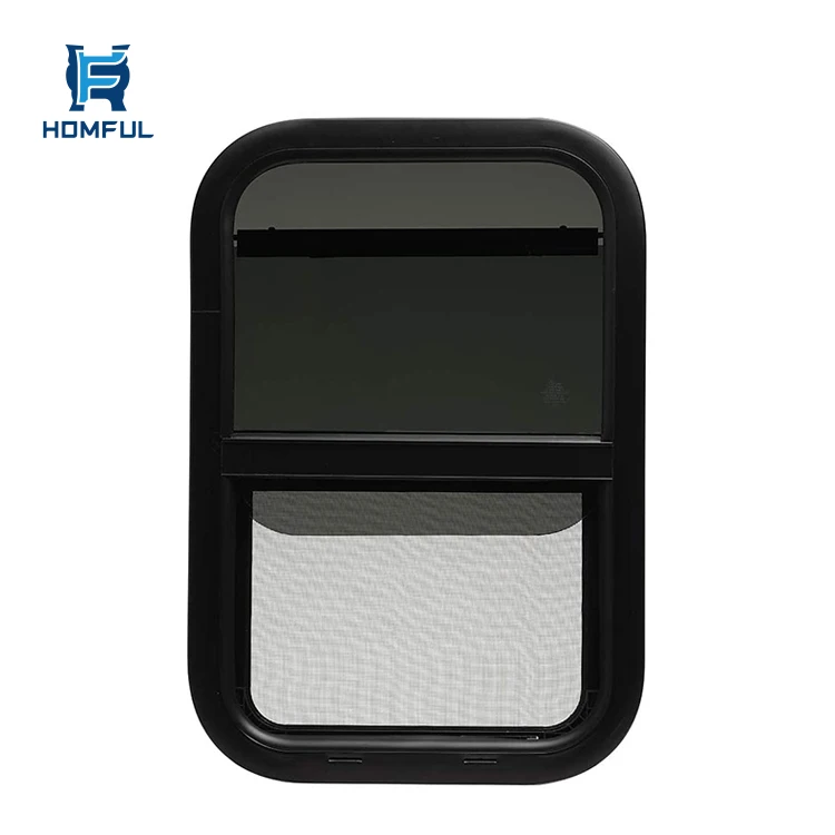 Homful Aluminum Caravan Windows Motorhome Rv Sliding Window Teardrop