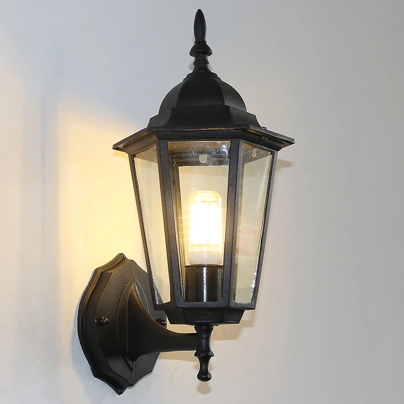 IP44 vintage antique lanscape garden light outdoor wall lamp bulb led  wall light with ETL CE&Rohs