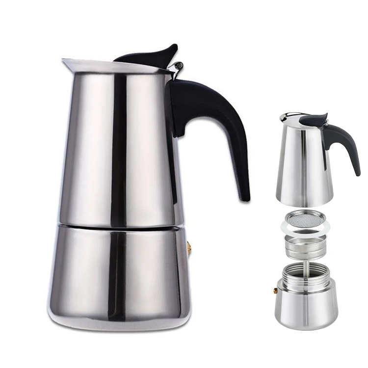 stainless steel coffee maker no plastic