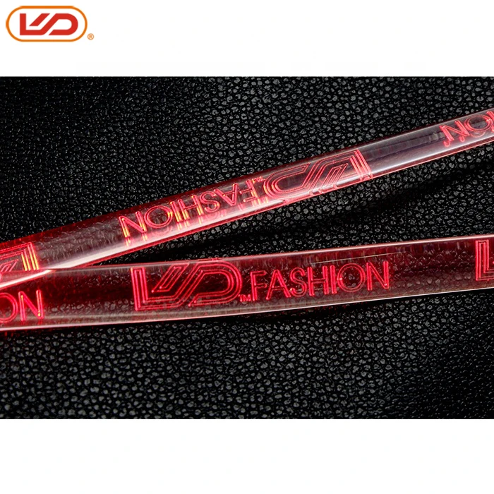 Laser logo  glowing multicolor remote control led flashing TPU brand lanyard with clasp