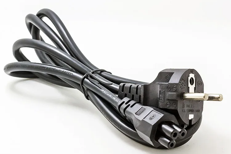 1.5m 1.8m Black High Quality Eu Power Cord With Copper For Laptop
