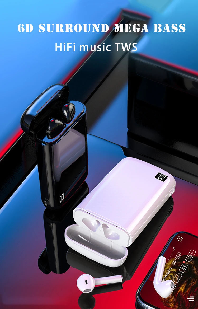 promotional cheap Mini bluetooth Waterproof Wireless bass stereo portable mini sport earbuds i9s i7s i12 tws for hifi music - ANKUX.COM