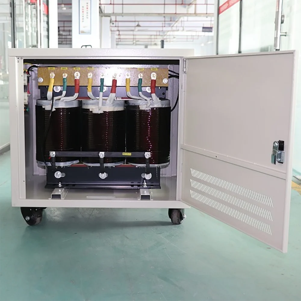 Customized china factory directly supply 40kva 50kva 380v to 220v 50/60Hz Three phase Dry type  isolation Transformer details