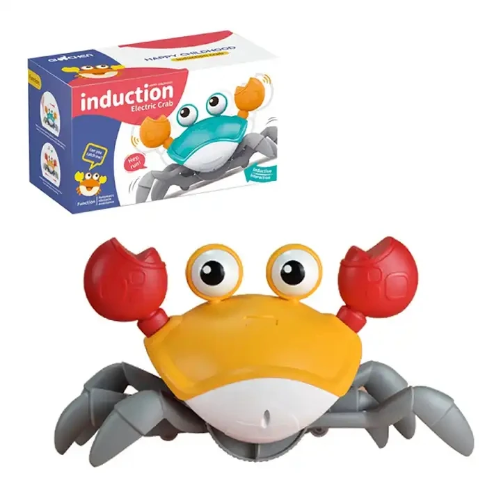 Walking Sensor Crawling Induction Electric Crab Toy Educational ...