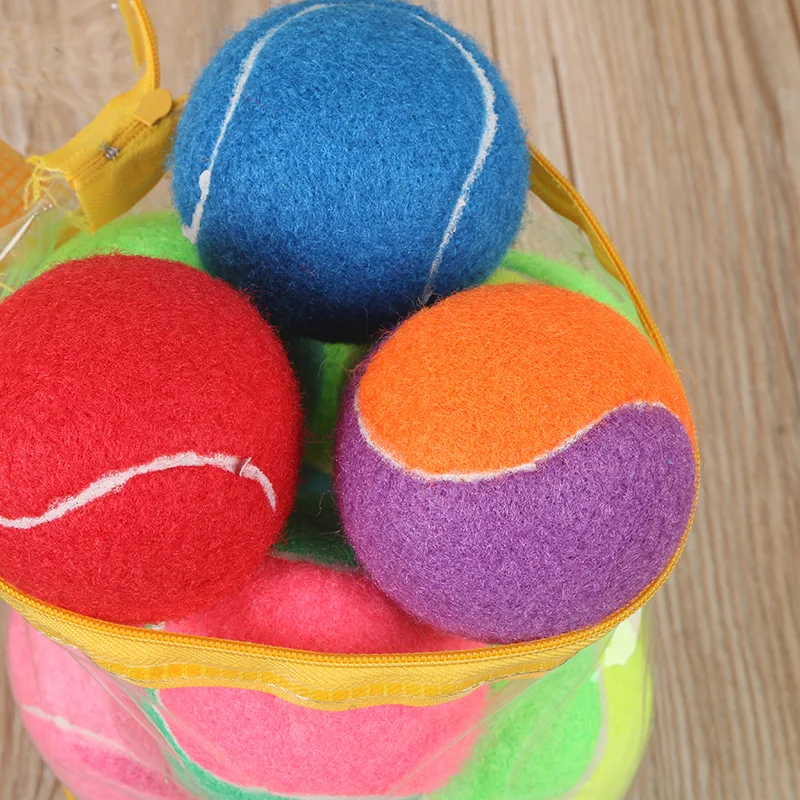 Cheap Squeaky Dog Pet Tennis Ball Colored Iq Treat Beach Tennis Ball