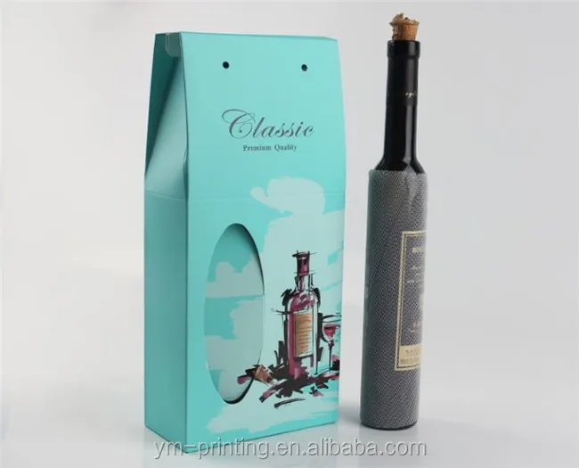 Custom Logo Corrugated Paper Wine Carton Shipping Box Luxury Rigid