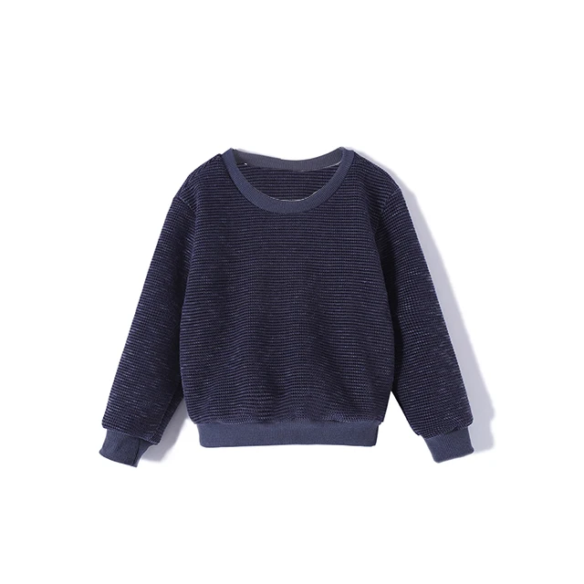 
New Long Sleeve Pullover Sweater Girl Kids Hot Selling Solid Color Autumn Dress Casual 97% Polyester 3% Spandex Cheap Knitwear 