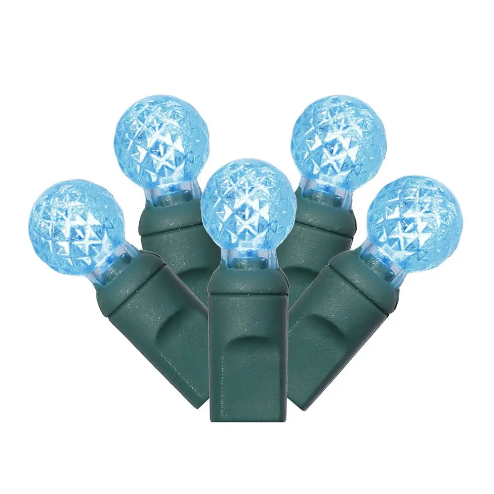 UL Listed Blue Globe G12 LED Christmas Tree String Light