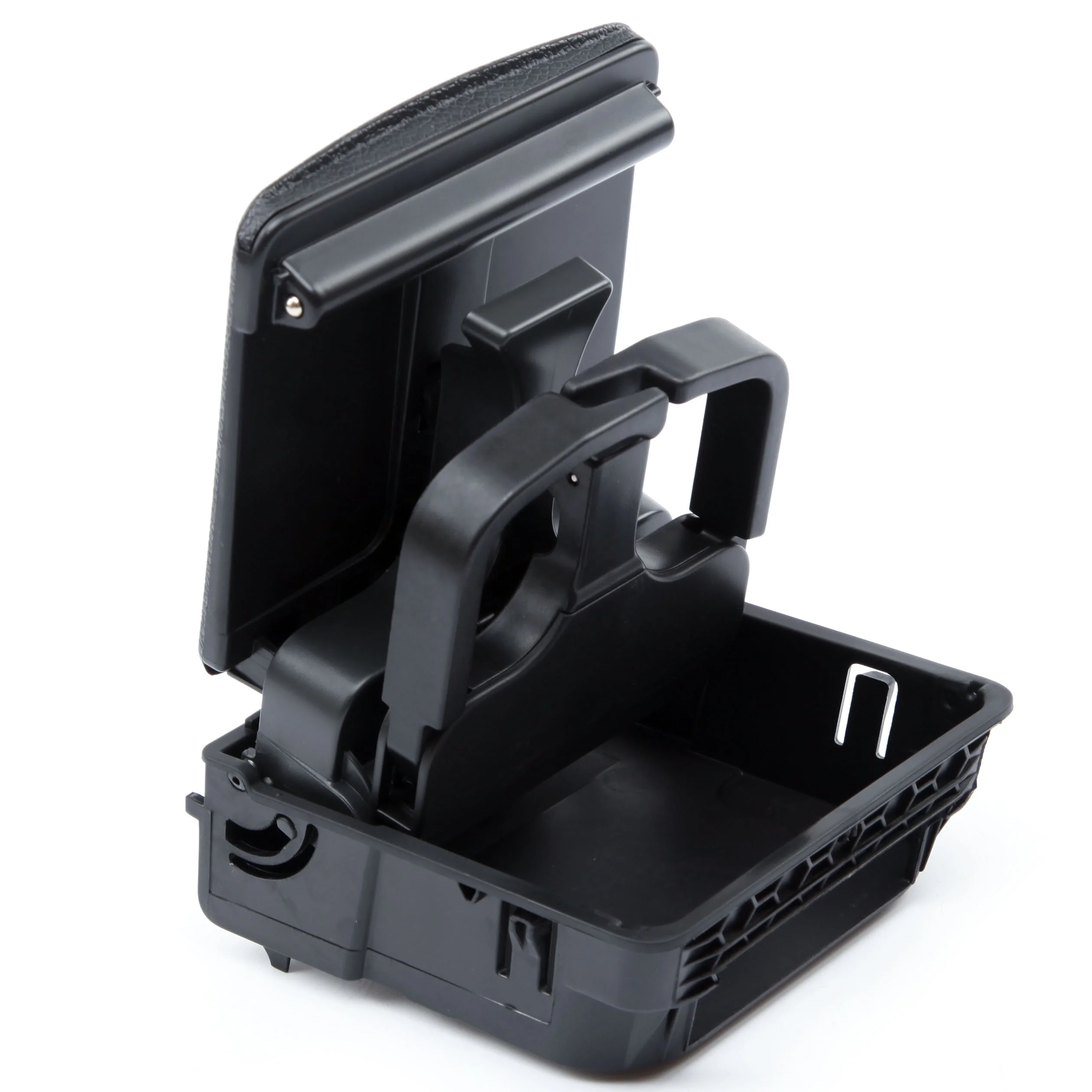 thumbnail image 2 of 1K0862532 Rear Armrest Black Central Console Cup Holder For VW Jetta 2 of 9