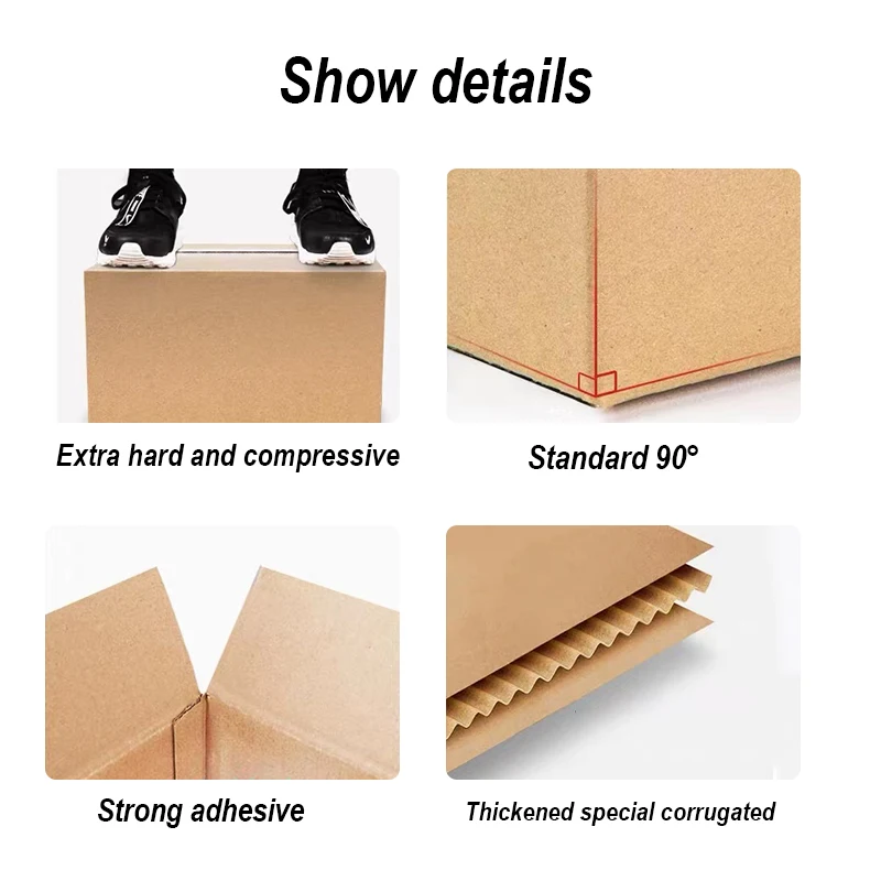 Custom Logo Printed Corrugated Packaging - Recyclable Boxes
