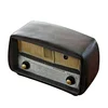 European retro round corner radio home decoration resin decoration