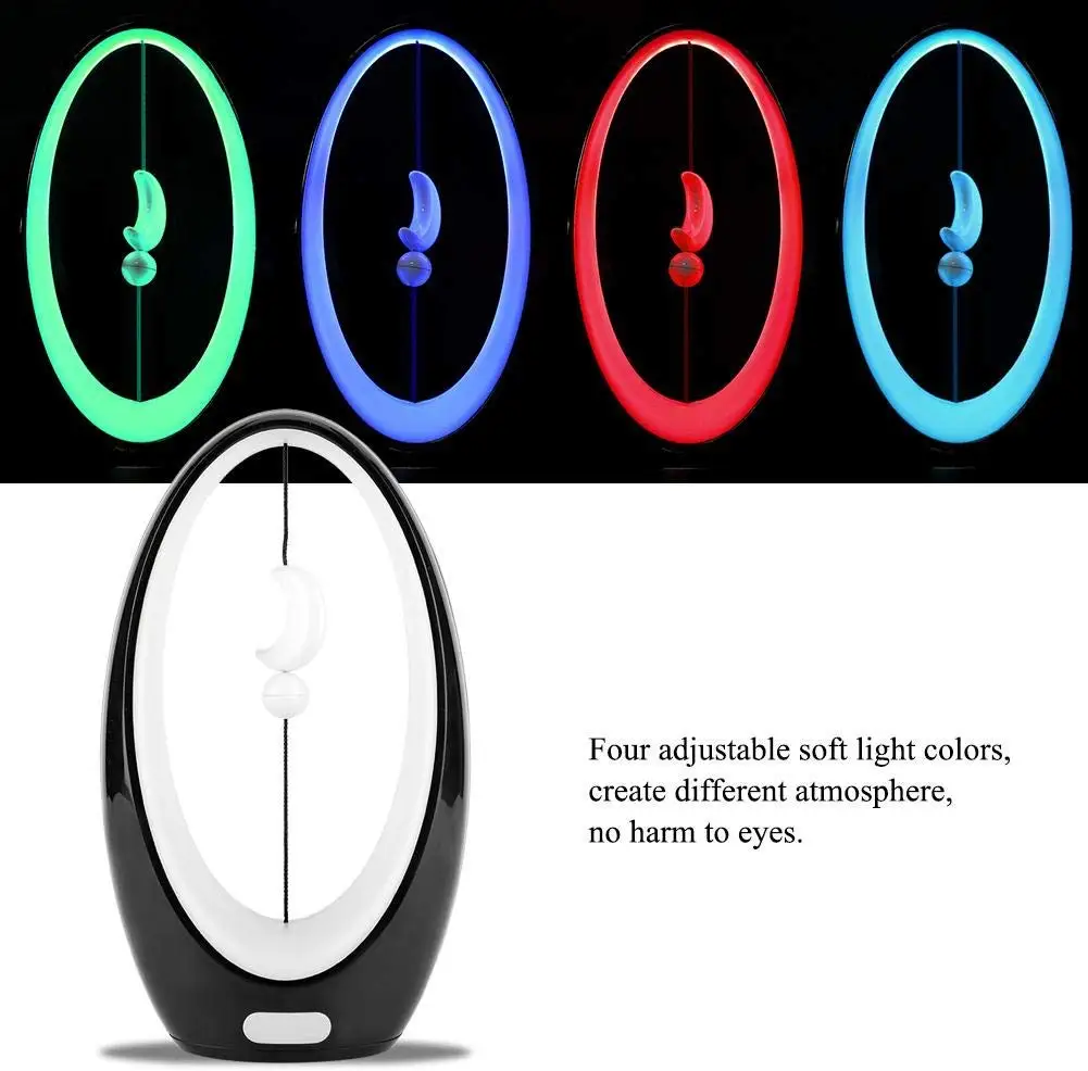 Maglev Sailing LED Night Light  USB 3.7V Table Lamp Romantic Night Light for Bedroom Soft Light Star Moon Decoration