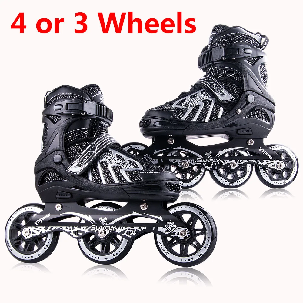 Rts Cheap Freight And Quick Delivery Big 3 Wheels Inline Skates For