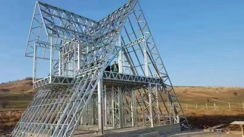 Modern Prefab Modular Steel Structure Home Triangular Prefabricated ...