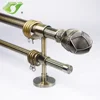 Popular copper galvanized curtain pole home decoration curtain rod