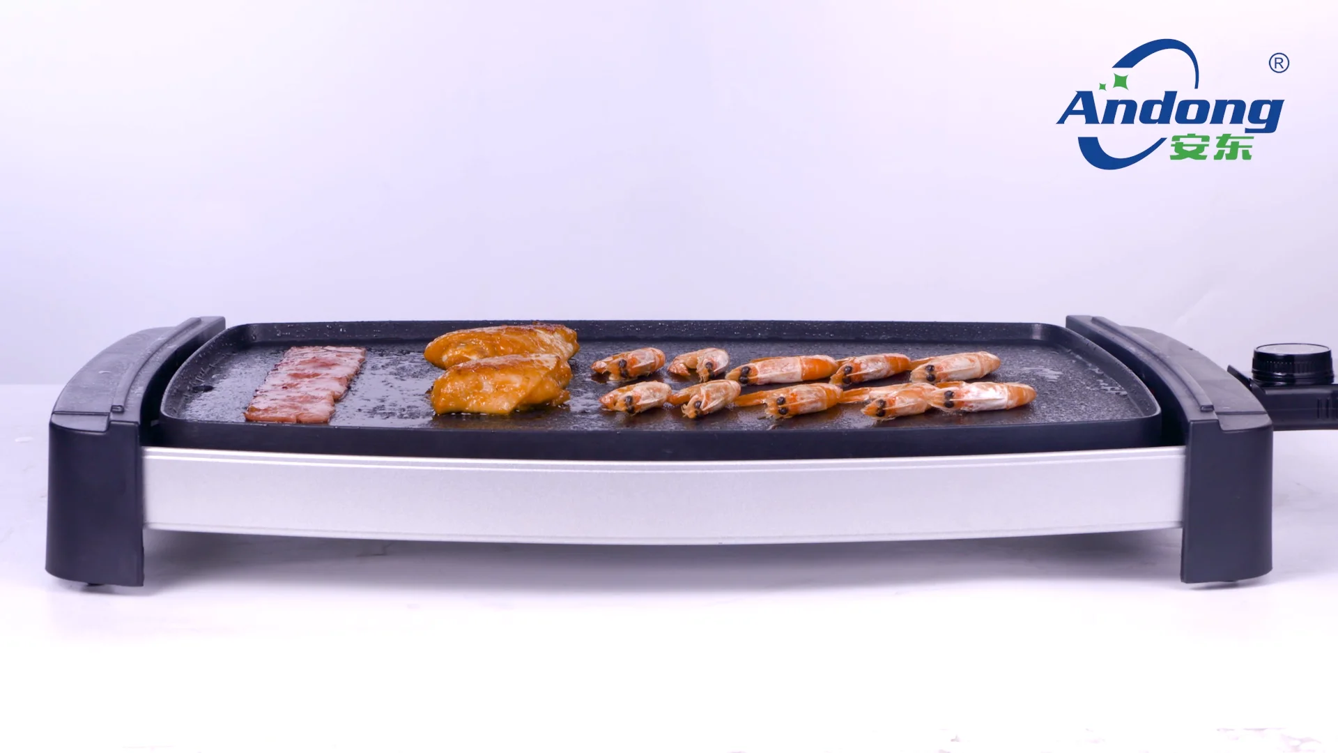 Andong Indoor Griddle No Smoke Aluminium Electric Bbq Grill Thermostat Nonstick Bbq Barbecue