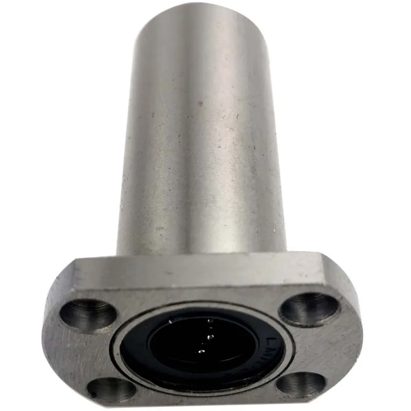 product double cut edge extended oval flange linear bearing optical axis sliding block chrome steel 1 year warranty lmh10luulmh16luu-13