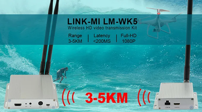 Link Mi 3km 4km 5km Full Hd Long Range Microwave Wireless Transmitter And Receiver Hd Video With Ir Control 1080p H 264 Encoding Buy Wireless Transmitter And Receiver Long Range Microwave Wireless Av Transmitter