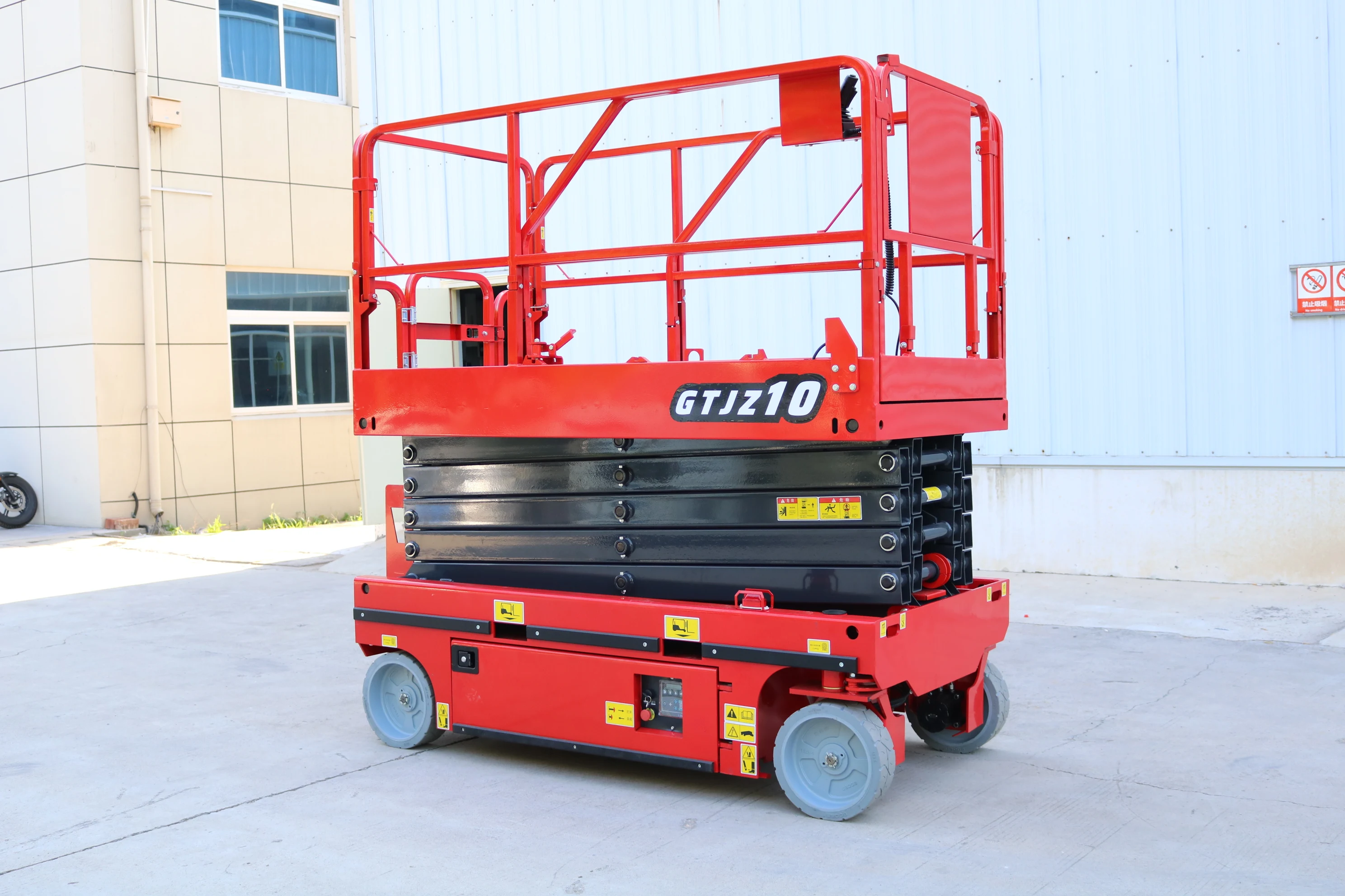 Gtjz12 Electric 12m Work-height Electric Scissor Lift Platform Mobile ...