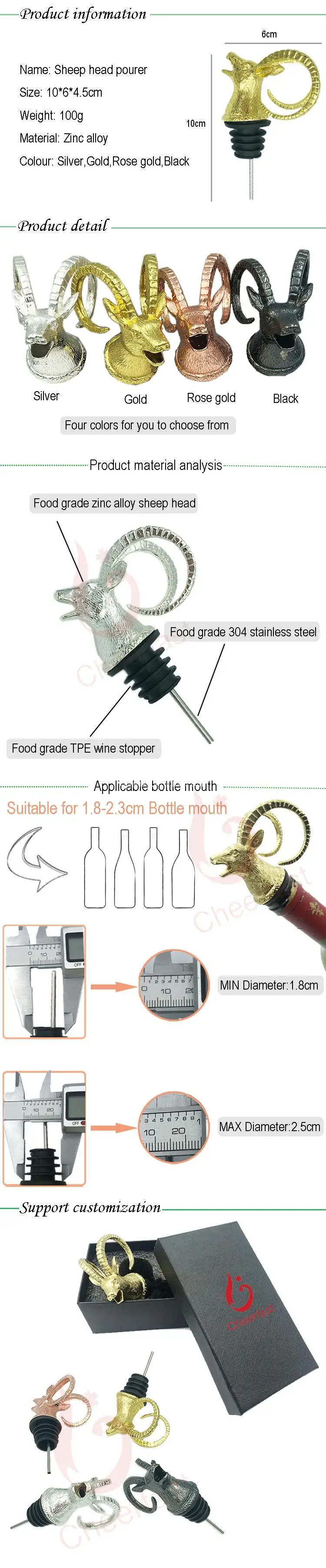 wine stopper pourer