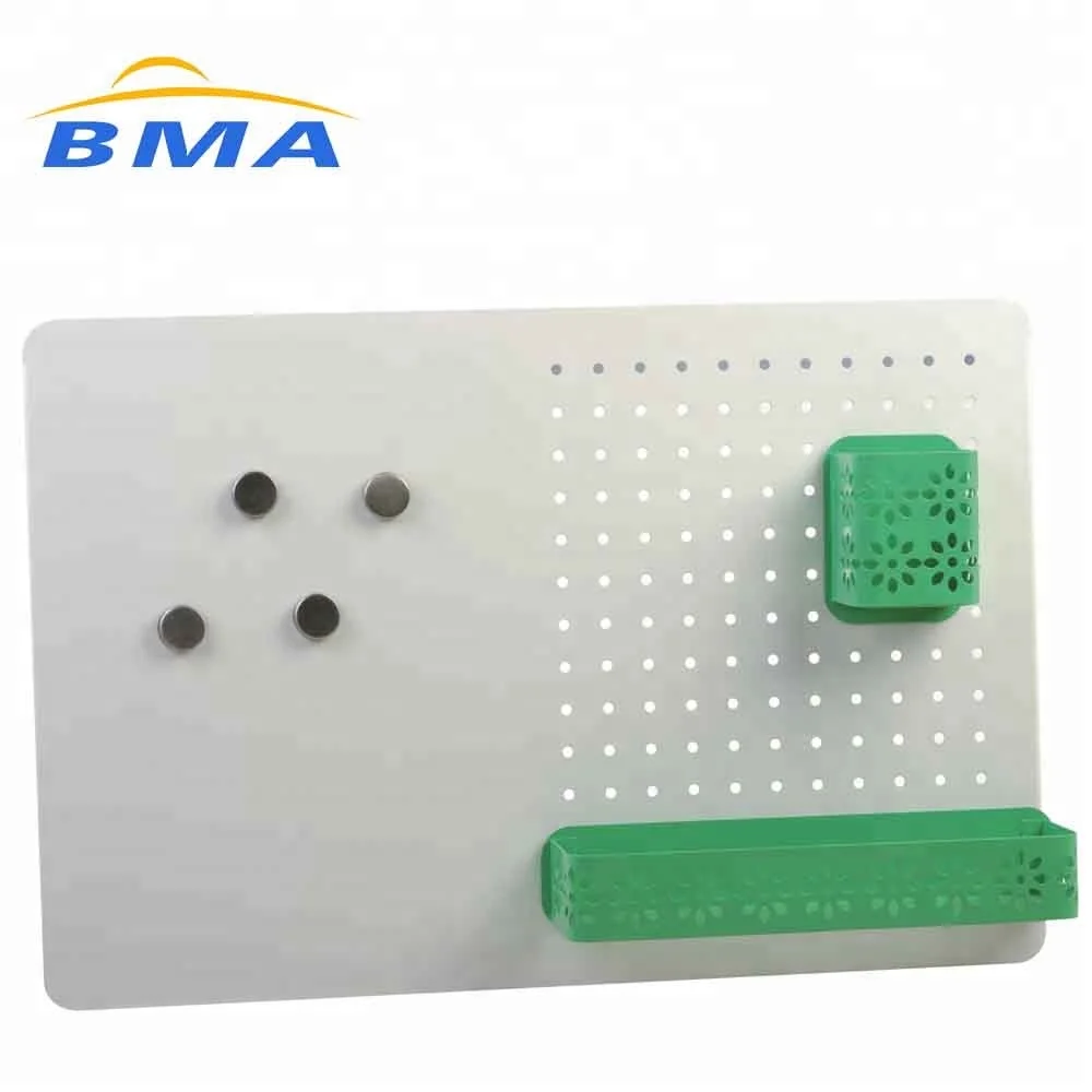 Simple Design Stainless Steel Metal Office  Memo Board Notice Board With Cork