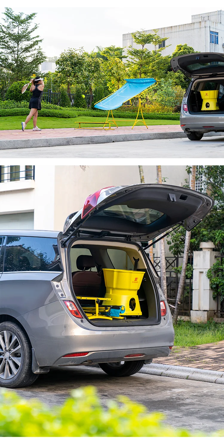 portable tennis racquet string machine