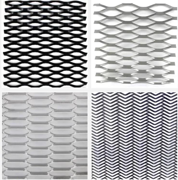 Expanded metal screen
