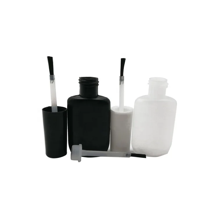 10 Ml 15 Ml Hdpe Plastic Super Glue Bottle With Brush Cap For Nail