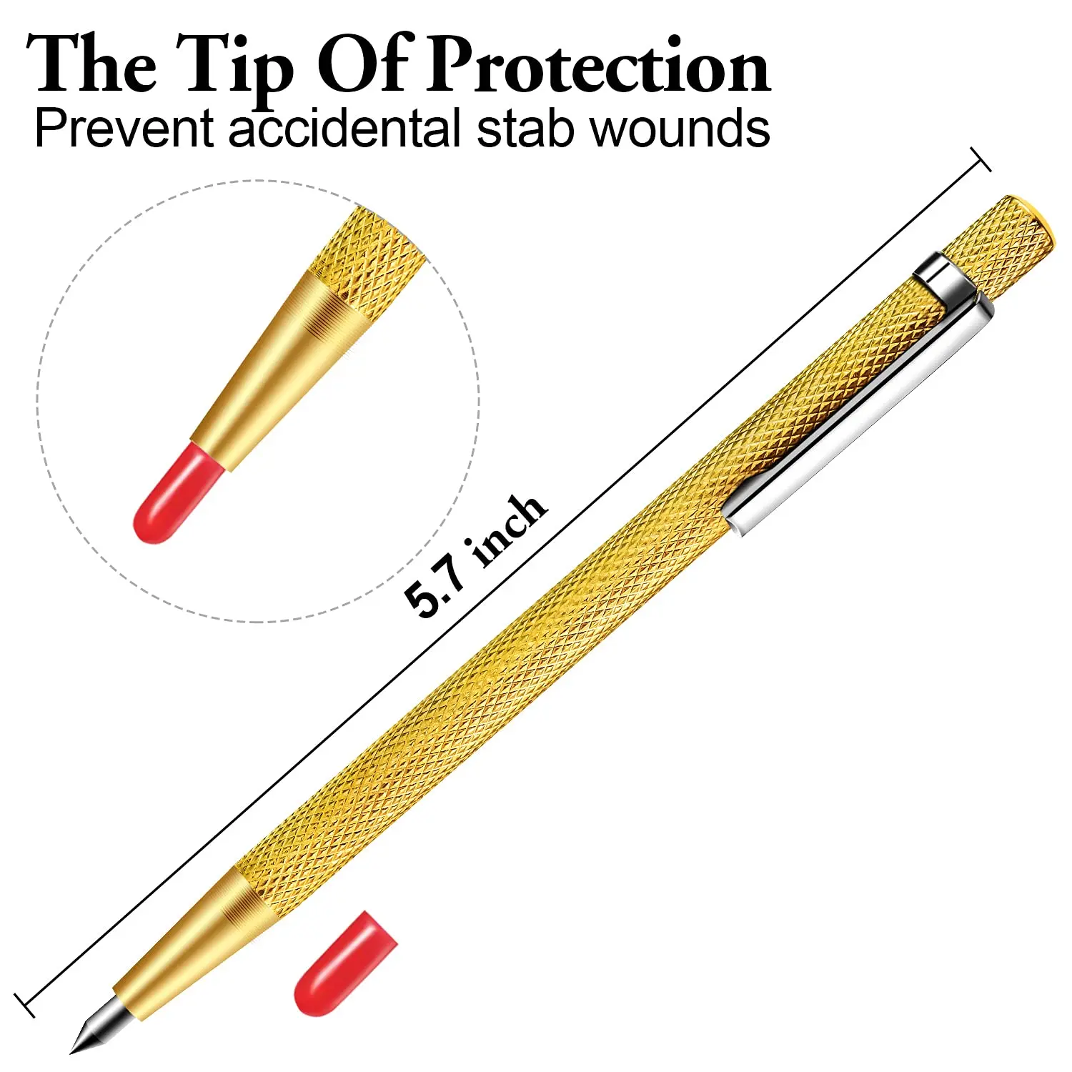Metal Scribe Tool Premium Aluminium Tungsten Carbide Tip Scriber