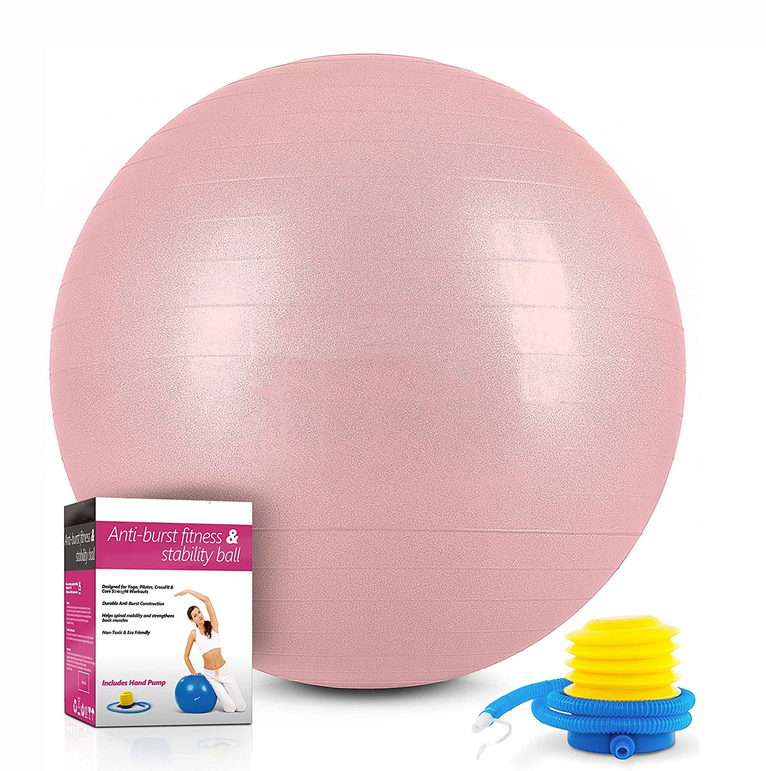 Bilink Wholesale Custom Printed Logo Pilates Exercise 65cm Pvc Yoga Ball With Pump Buy Yoga Ball Yoga Fitness Ball Custom Printed Yoga Ball Product On Alibaba Com