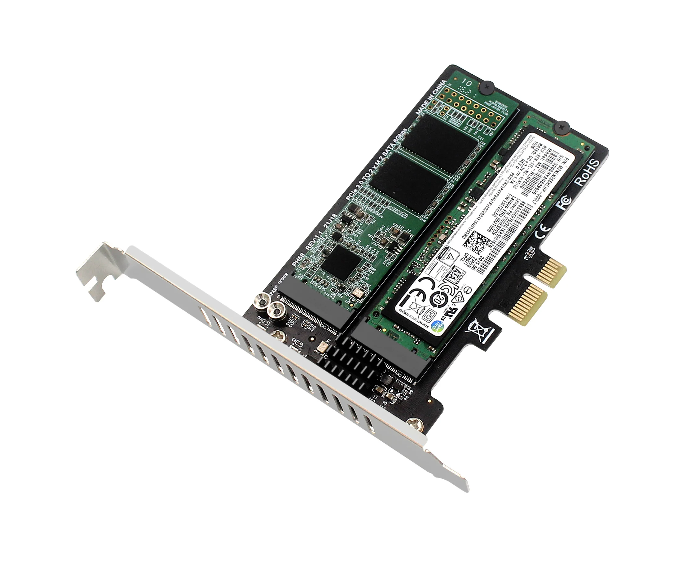 Chinese factory supplier supply  Nvme Ssd M2 Pcie Adapter Pcie To M2 Adapter M.2 Nvme Ssd To Pci Express X4 Card Riser Adapter M Key For 2230-2280 - Buy Nvme M2 To Sata Adapter,Adapter Converter Card Ssd,Pci-e 1x Adapter Converter