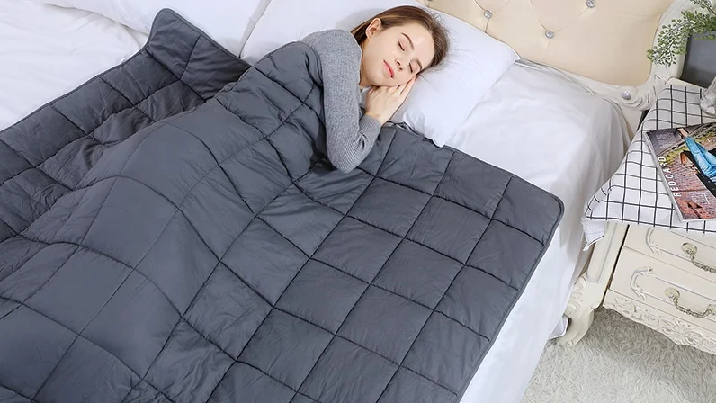 Hot Sale High Quality 30lb Glass Beads Weighted Blanket - Buy Weighted