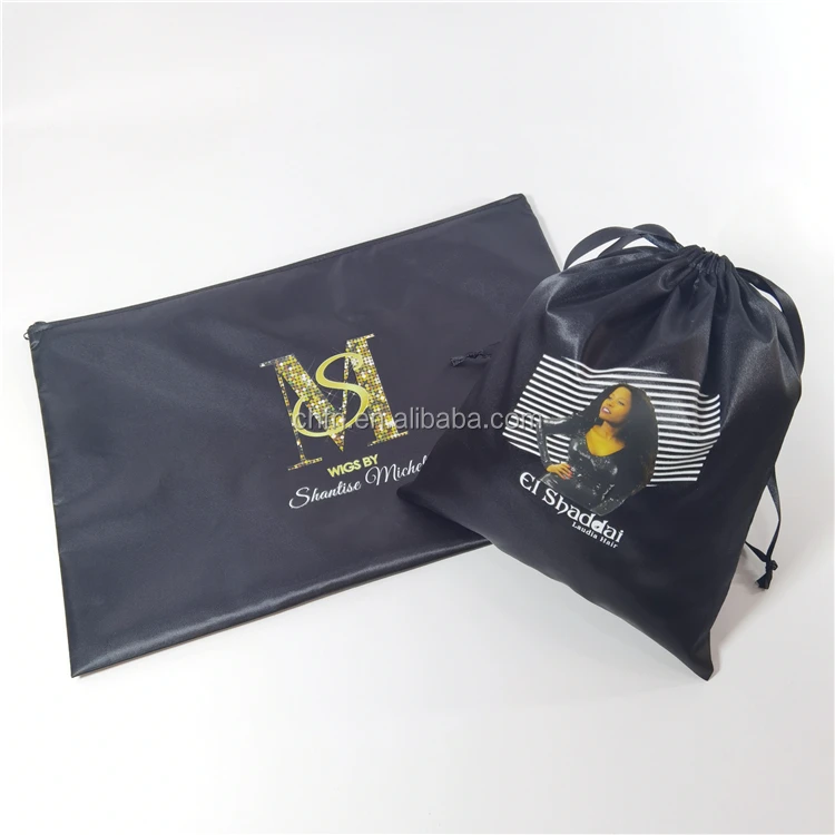 Custom Silk Dust Bag Large Black Satin Dust Bags For Handbags Luxury Dust Collector Filter Bag