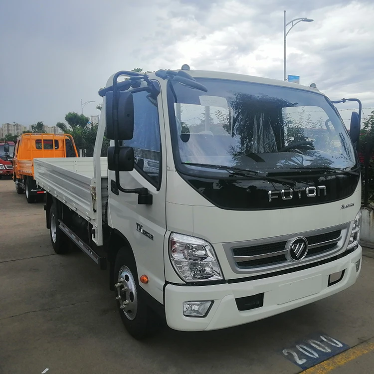 最优质的中国奥林单排foton汽车柴油euroiii 6吨轻型货物平板平板货车