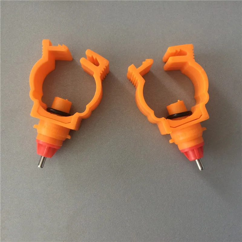 304 SS ABS Auger Feed System Nipple Drinkers For Poultry House