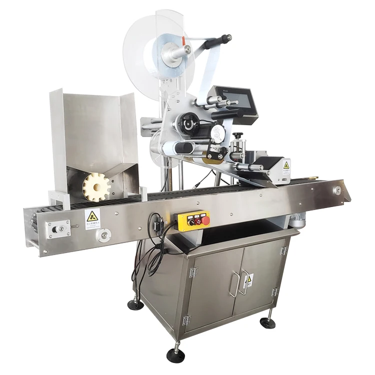 YTK-330 automatic vertical round bottle positioning labeling machine price