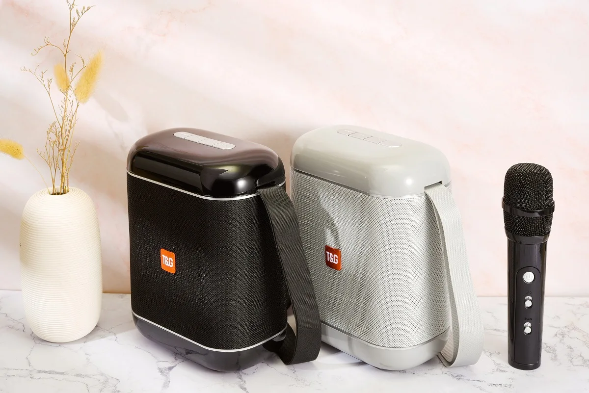 TG523K wireless Karaoke Bluetooth speaker Outdoor portable handheld card square dance subwoofer booth stereo - ANKUX.COM