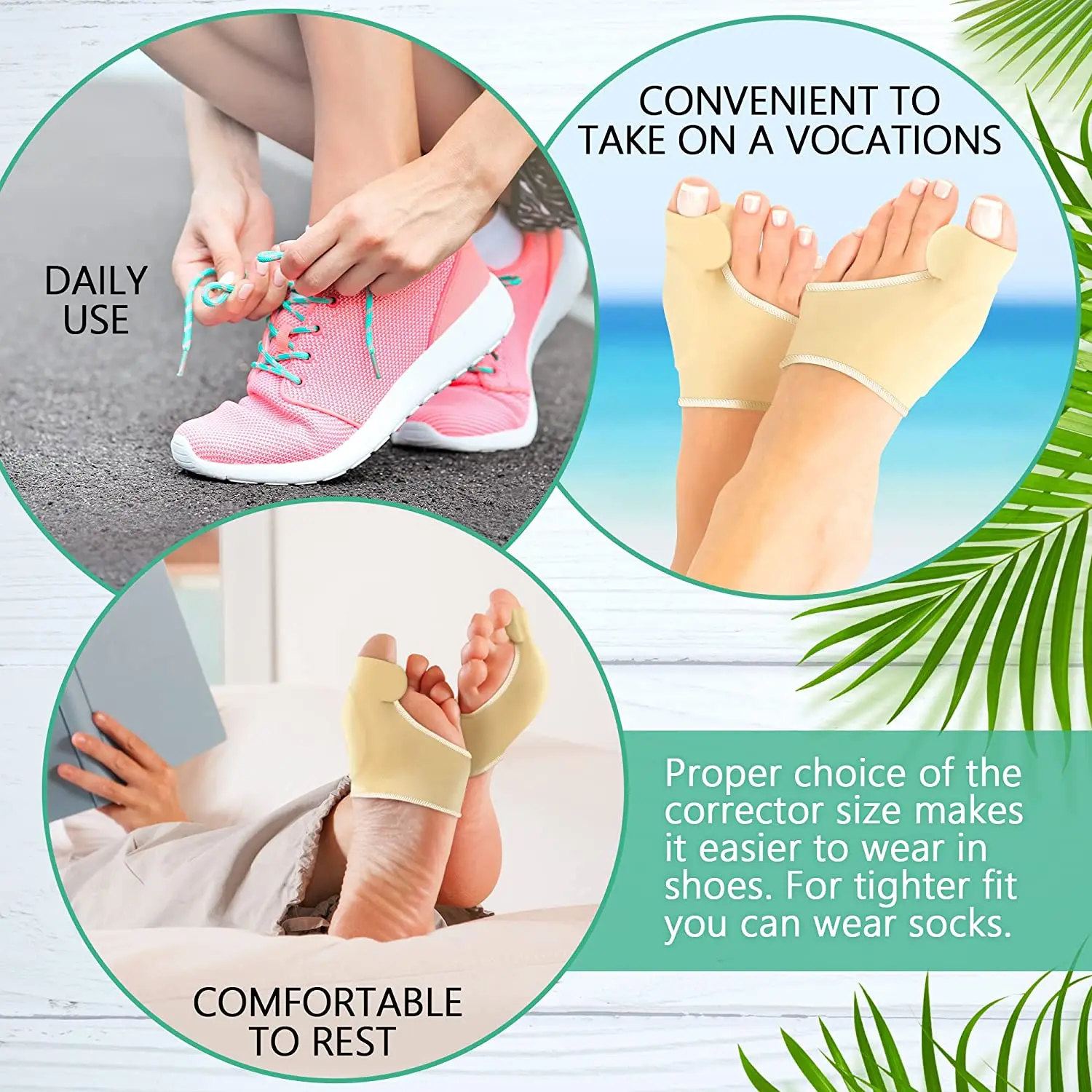 Bunion Corrector Hallux Valgus Pain Relief Bunion Sleeve