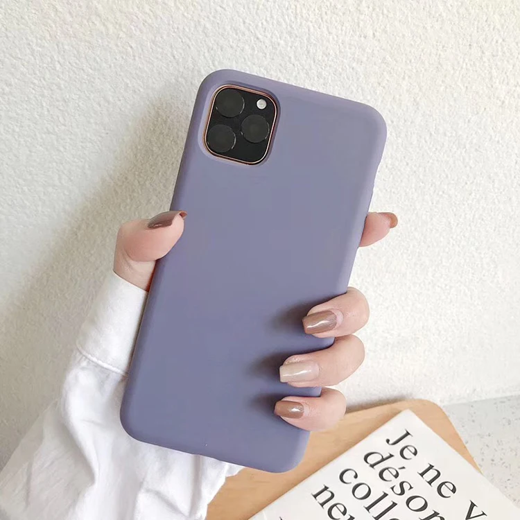 Anti-dirt Shockproof Liquid Silicone Phone Case For iphone 11,i11pro, i11pro max