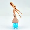 8ml Hanging Glass Perfume Bottle Car-styling Air Freshener Colorful Diamond Shaped Diffuser Bottles for Car Use