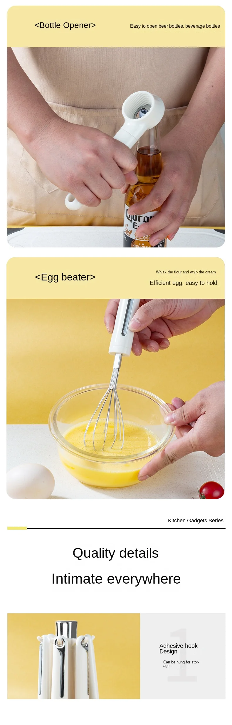 product 7 piece stainless steel manual mixing egg beater set cross border kitchen utensils with pp plastic gadgets for baking  cooking-13