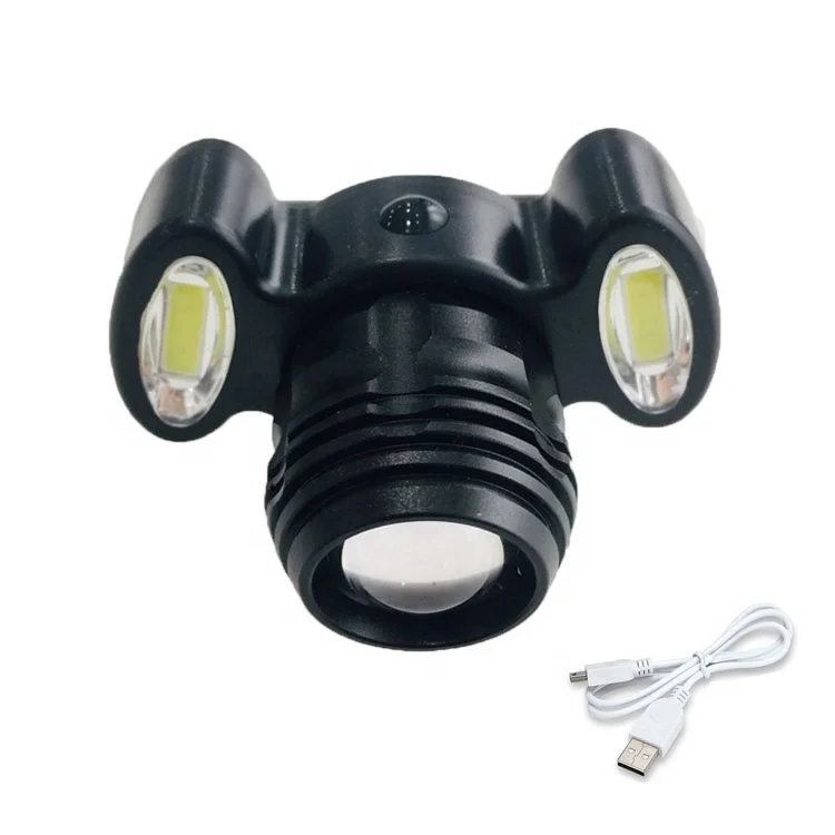 Factory Hot Selling USB Rechargeable T6 Bike Light Set  Front light Water Resistant LED Bicycle Light