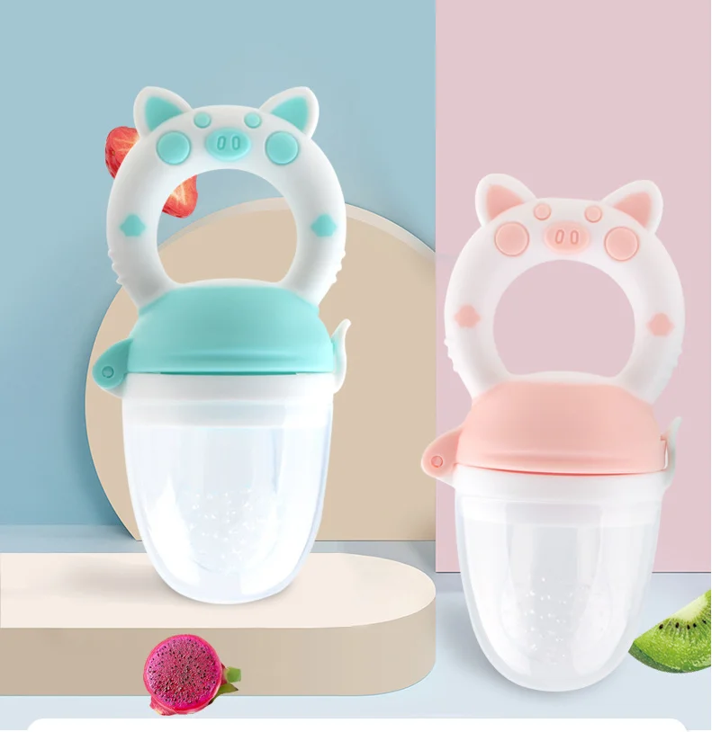 Baby Fruit Feeder Pacifier Infant Silicone Teething Toy Soothing Gum