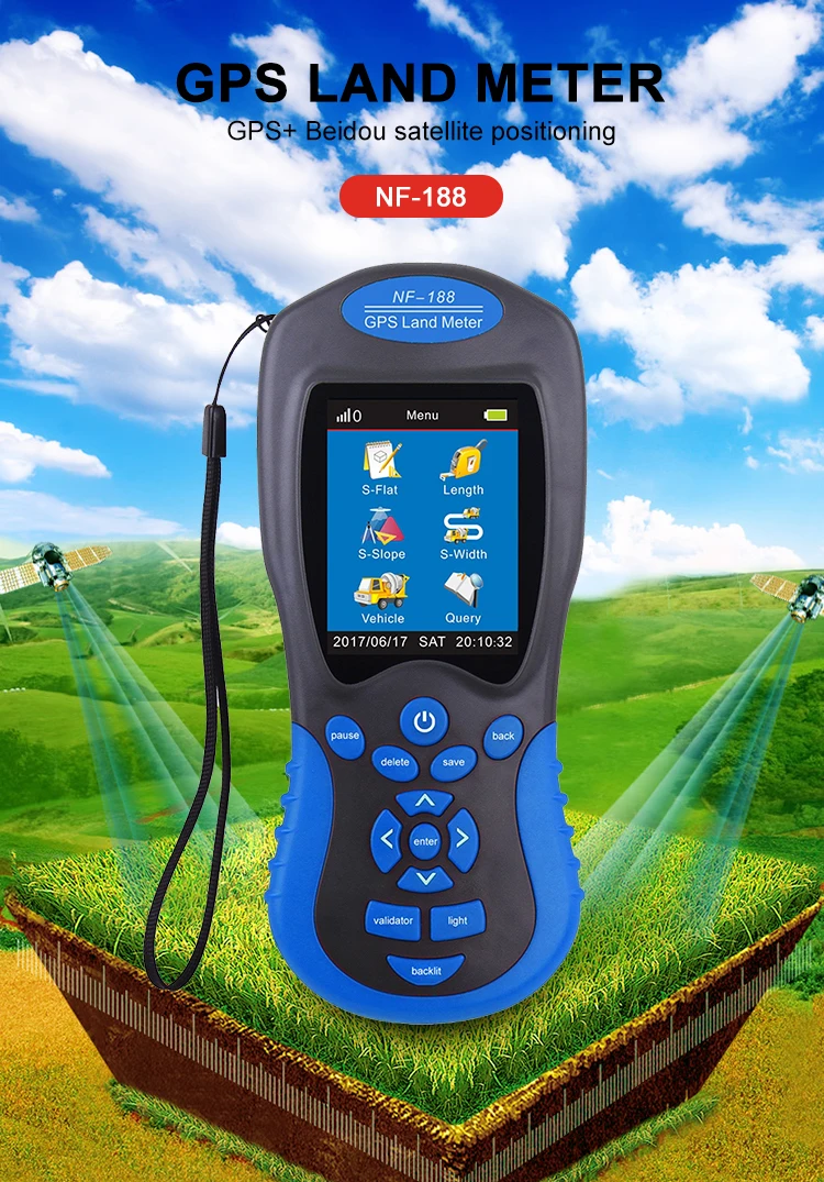 Handheld Gps Device Land Area Measuring Instruments With Ce And Rohs Nf
