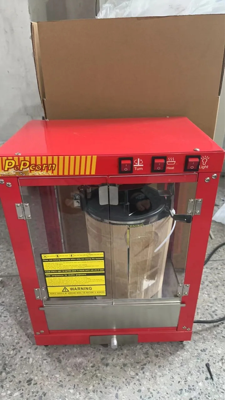 Powerful Key Motor Popcorn Machine - Ideal for Home & Commercial