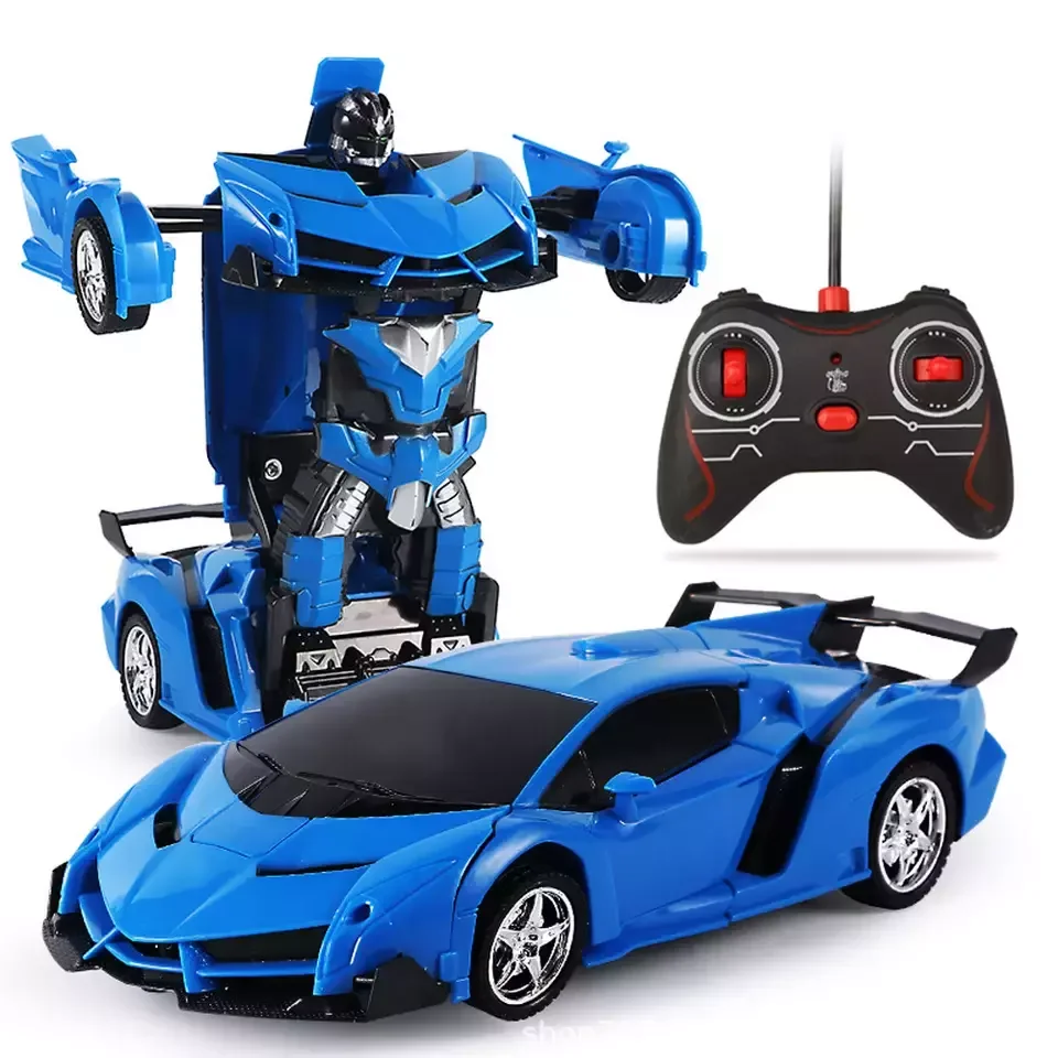 Kyk Juguetes 2022 Transformation Robot Car Deformation Remote Control