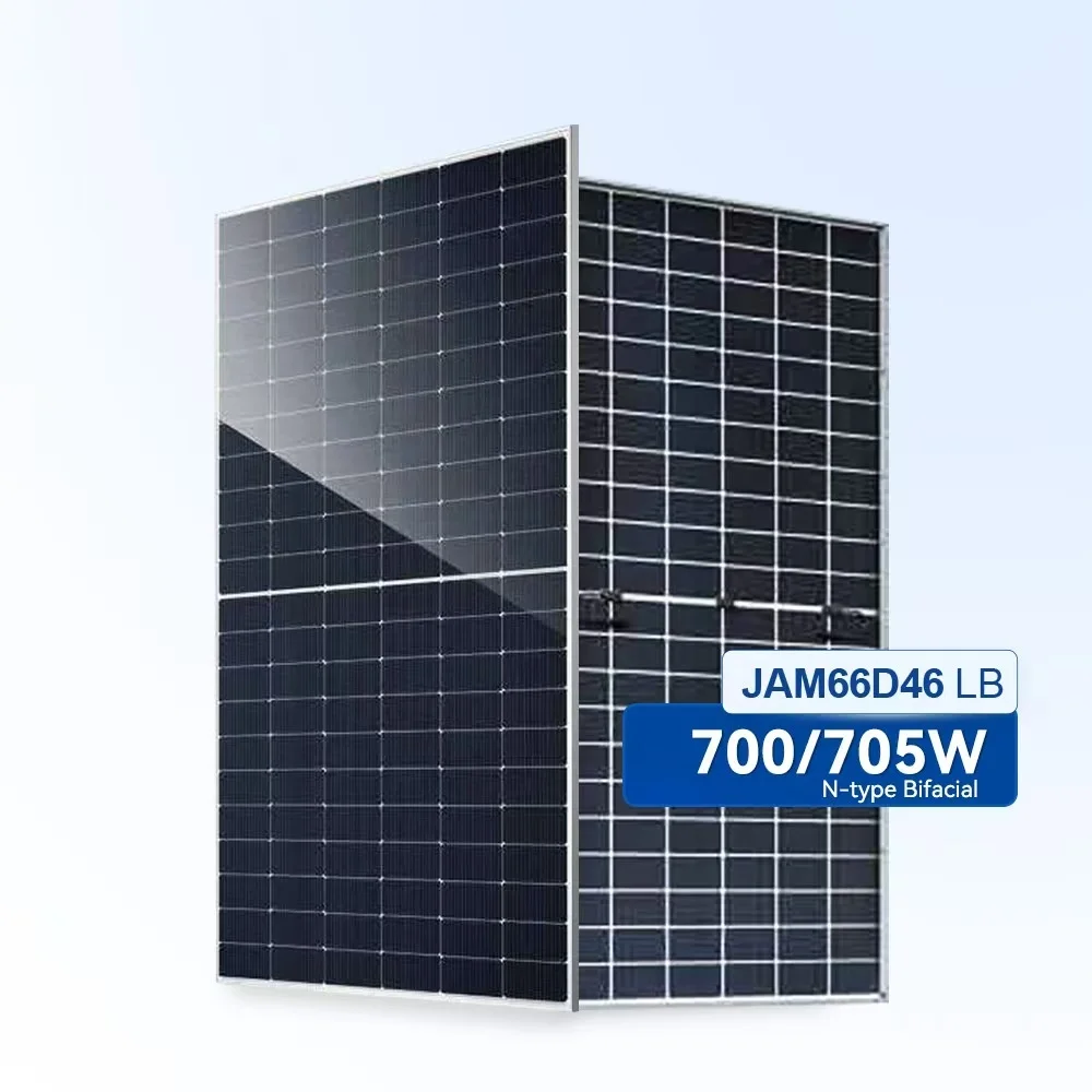 JA Solar Panels JAM66D46-LB 700W-715W: 30-Year Warranty, 23