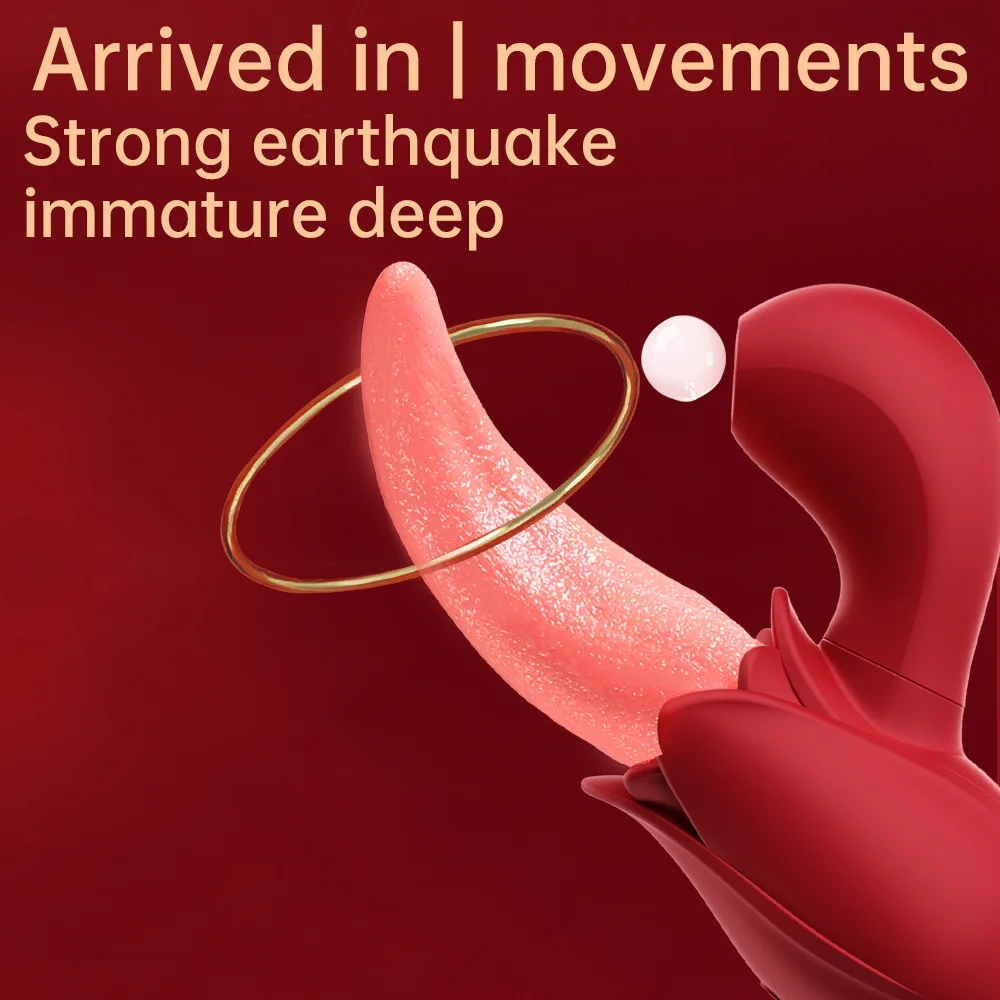 Sessiz Motorlu Premium Dil & Emiş Vibratör – Maksimum Haz Deneyimi